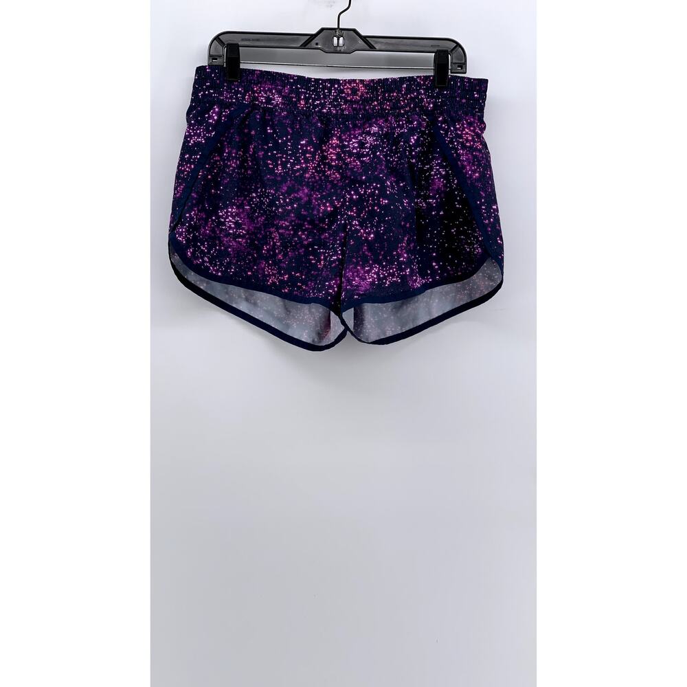 C9 CHAMPION Women's Navy-Purple Printed Active Shorts SZ L